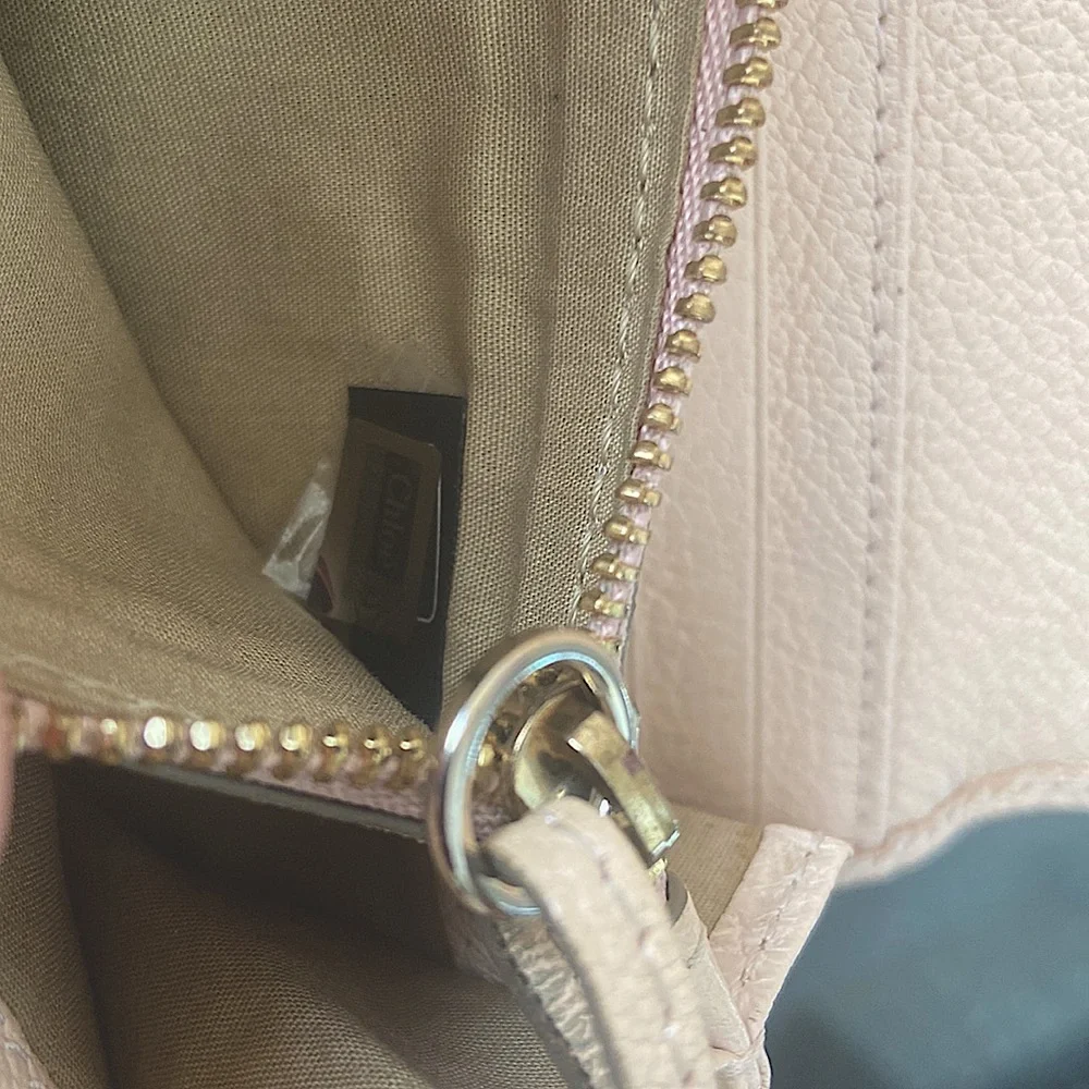 CHLOÈ WALLET IN SAND/LIGHT BLUSH - Picture 13 of 13